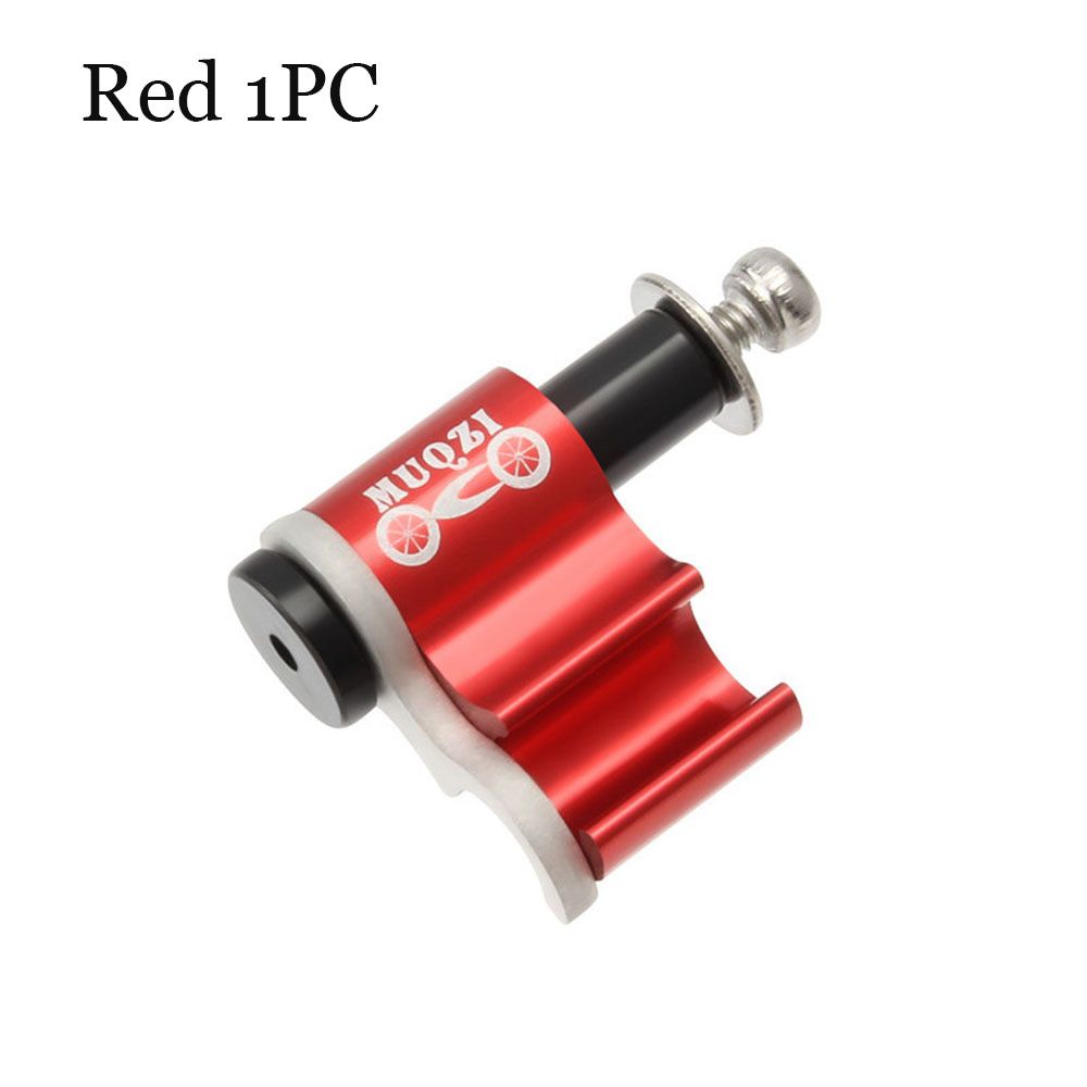 MUQZI Bike Cable Grip Adapter Guide Bicycle Oil Tube Fixed Conversion Seat Wire Trap Brake Line Pipe Tubing Alignment Organizer: Red-1pc
