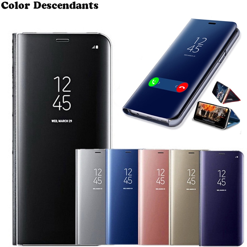 Para samsung a31 caso espejo inteligente caso de tirón para samsung Galaxy a31 31 a315F am-a315F soporte libro cubierta del teléfono coque fundas shell