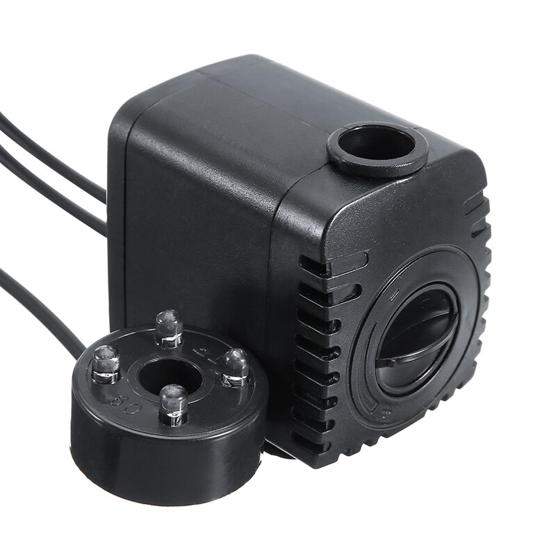 Fonte kit bomba de água 8w bomba de água aquário tanque de peixes piscina lagoa submersível cachoeira fonte para decoração do jardim