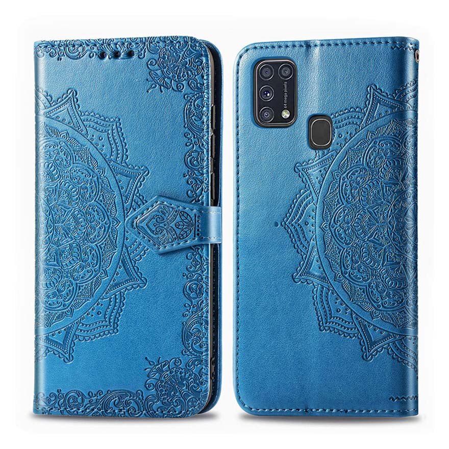 Funda con tapa para Motorola E6S , Funda de cuero 3D con cartera de Mandala para Motorola Moto E6S, carcasa para Moto E6S E6 S E 6 S