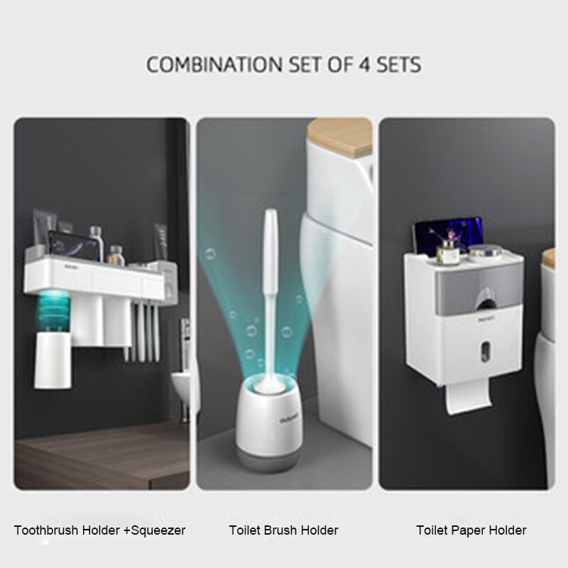 Automatische tandpastadispenser voor aan de muur