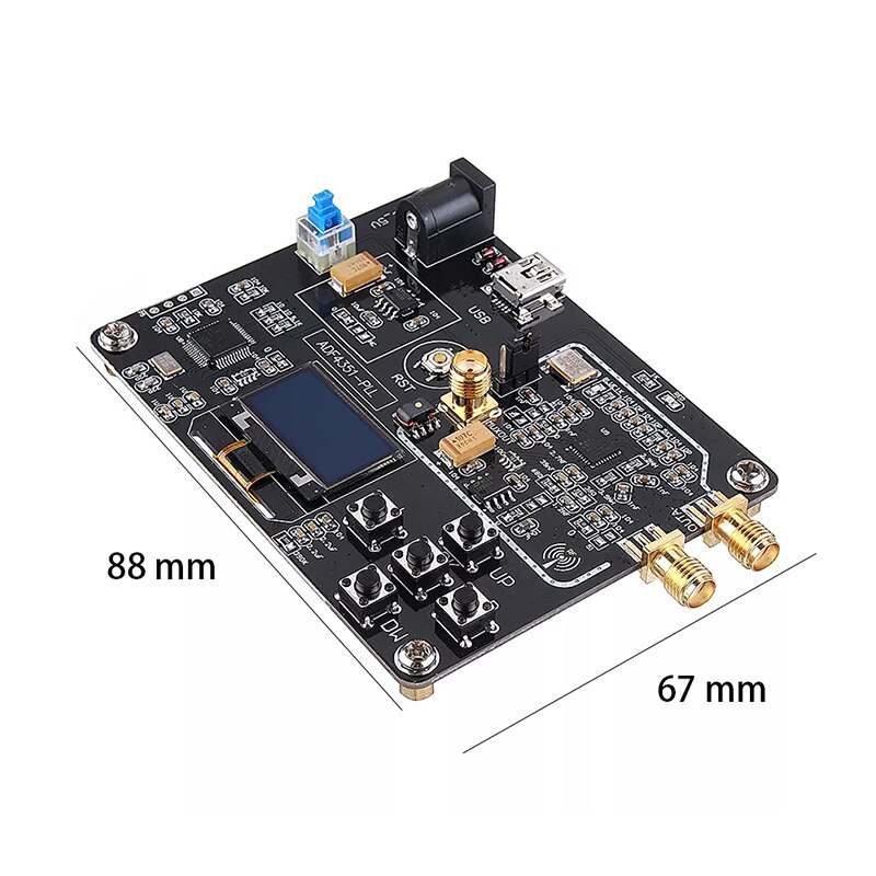 ADF4351 Frequenz Synthesizer 35M-4,4G Integrierte Schaltung Genaue Breite Spannung Dual Ausgang Signal Generator Modul Professionelle