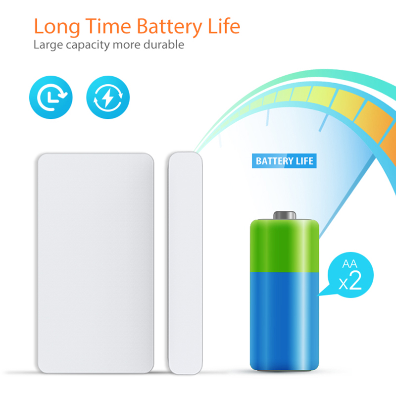 Tuya Smart ZigBee Door Window Contact Sensor Smart Home Wireless Door Detectors Open/Close APP Remote Alarm
