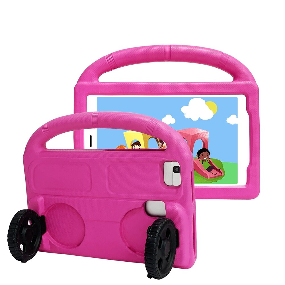 Case For Samsung Galaxy Tab 3 4 E 8.0 SM-T311/T310/T315/T330/T331/T375/T377 cover wheel Full body Shockproof Kids Tablets Fundas