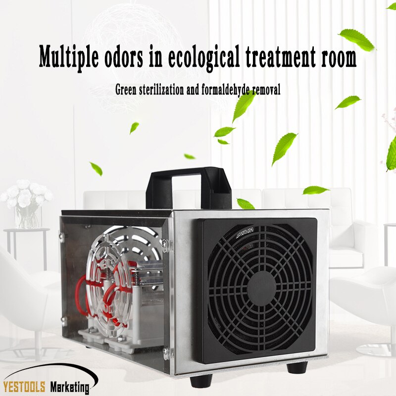 20G Luchtreiniger O3 Ozon Generator Plaat 20000 Mg/u Ozonator Draagbare Ozonizer Cleaner Sterilisator Timing Schakelaar