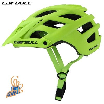 Cairbull Fietshelmen Motorfiets Veiligheid Hoed Cap Fietshelm Mtb Tt Helmen Casco Ciclismo Racefiets Helm Met Zonneklep: 30 Green