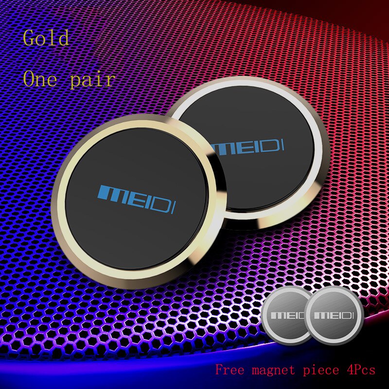 Auto Telefon Halterung Instrument Tafel Lenkrad Halterung für Huawei Xiaomi IPhone Magnetische Smartphone Halterung: Gold 2Stck