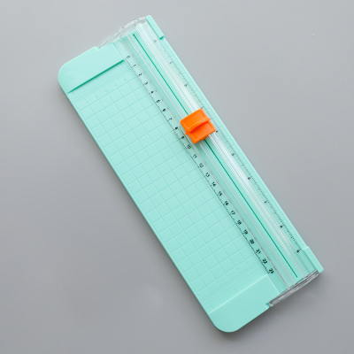 Büro Kit A4 A5 Papier Cutter Tragbare Rotary Papier Trimmer Roll Scrapbooking Papier Schneiden Matte Maschine Für Foto DIY Handwerk: Green