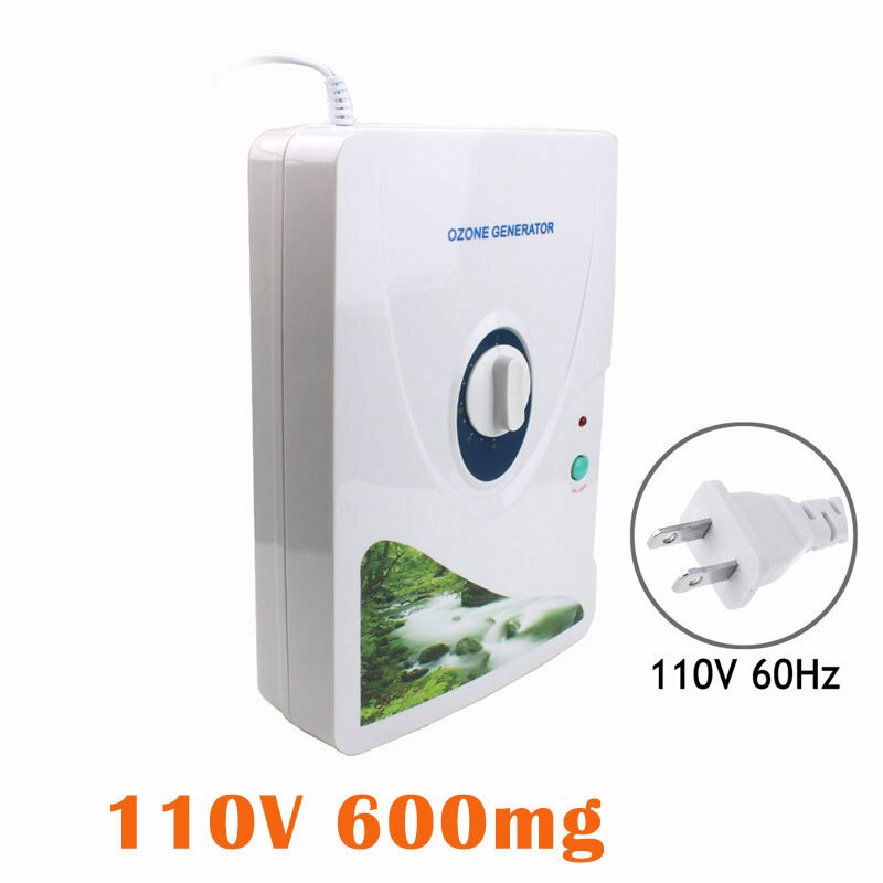 Portable Ozone Generator Air Purifier Multipurpose Ozone Machine Ozonator Ionizer Home Sterilizer with Timer for Water Food Home: US 110V 60Hz