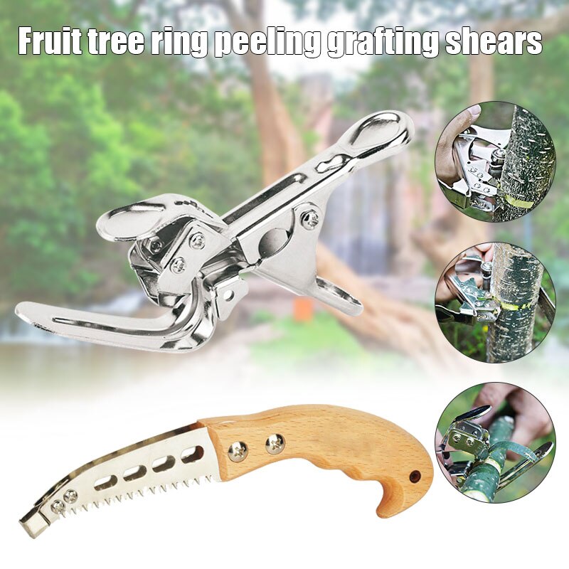 Newly Ring Shaped Fruit Tree Peeler Bark Stripping Cutting Tool Alloy Grafting Tool Garden Tools TE889