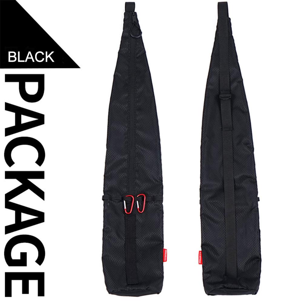 Outdoor Hiking Walking Stick Carry Bag Waterproof Crutch Storage Case Walking Trekking Pole Bag Backpacking Carrying Bag: Black