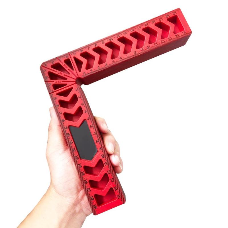 L Shape 90 Degree Right Angle Ruler Carpentry Measuring Gauges Positioning Tool Woodworking Tools 3inch/4inch