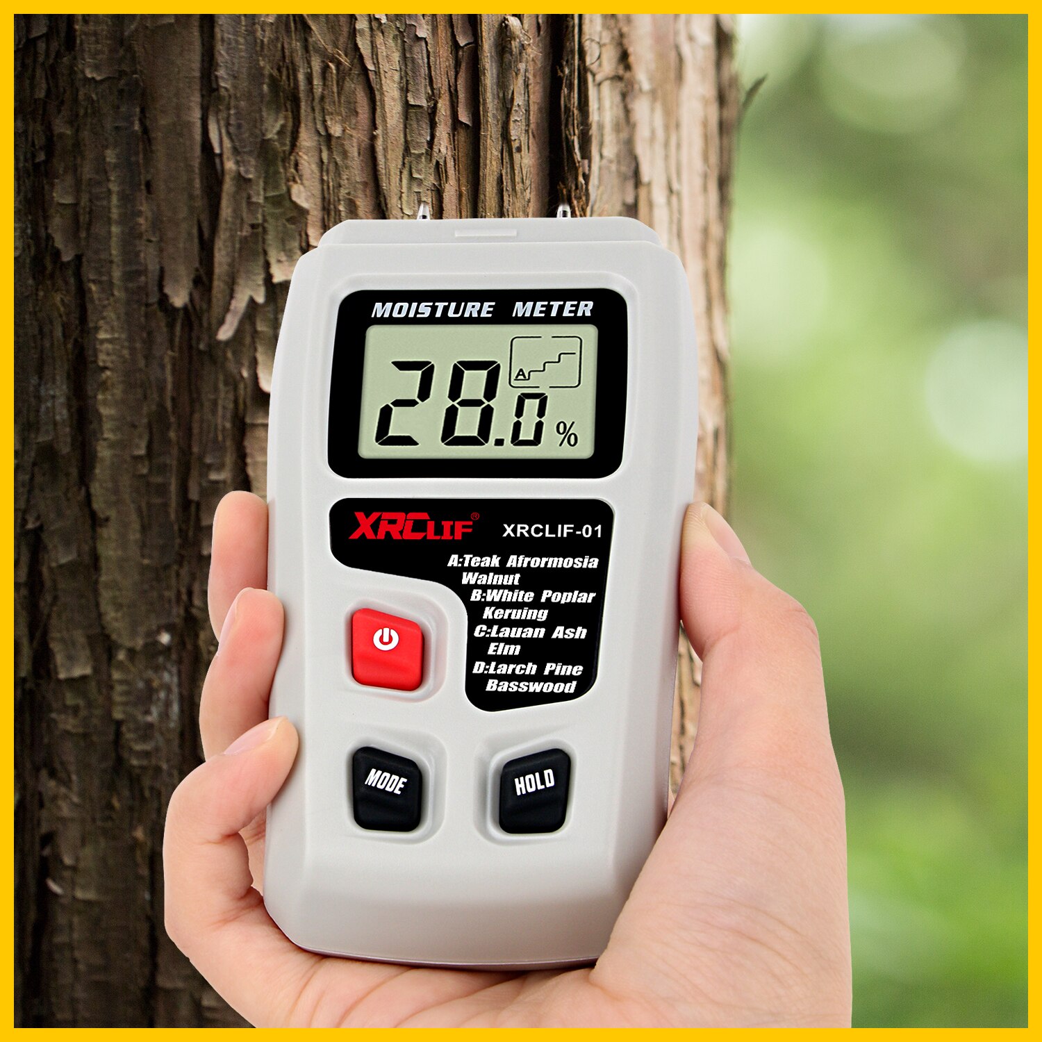 XRCLIF Hygrometer Tester Wood Moisture Meter 0-99.9% Humidity Timber Damp Detector Moisture Meter Concrete
