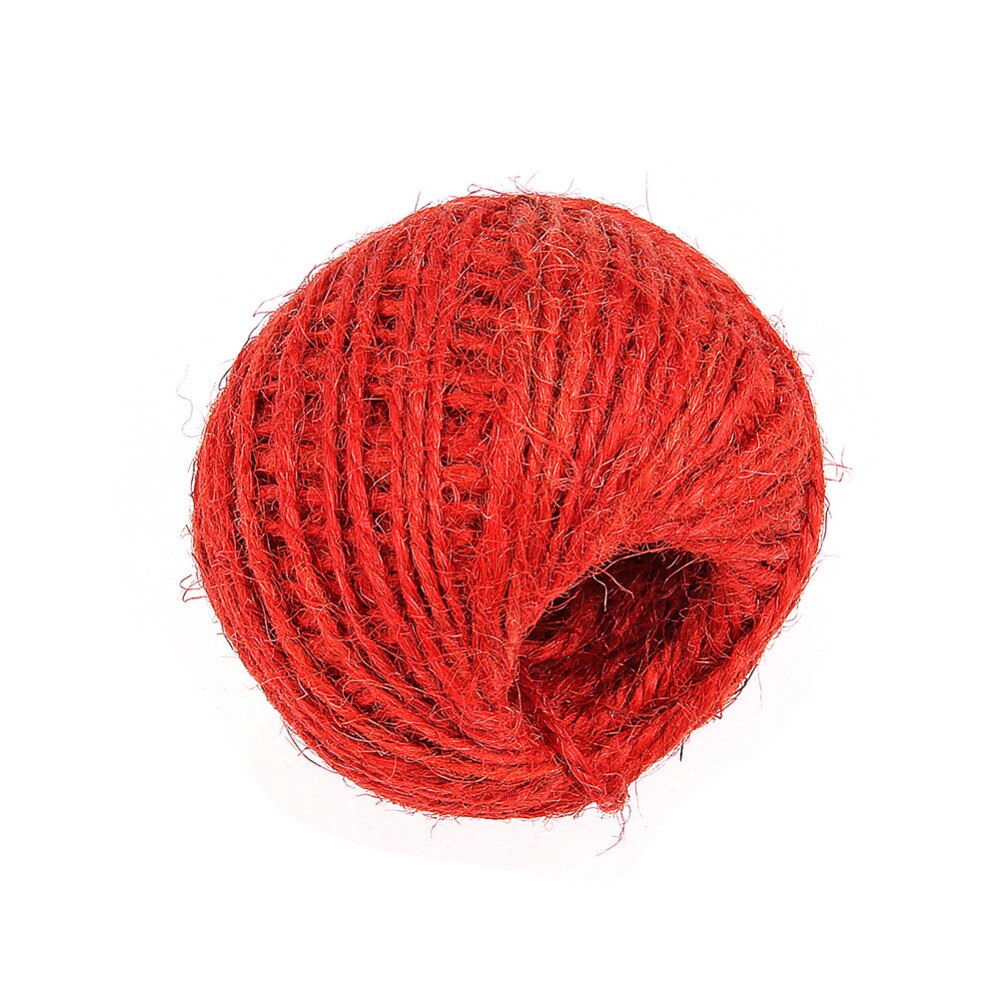 1 rol 2mm 30m jute touw natuurlijke sisal rustieke labels wikkel bruiloft decoratie knutselen gedraaid touw touw koord feestbenodigdheden