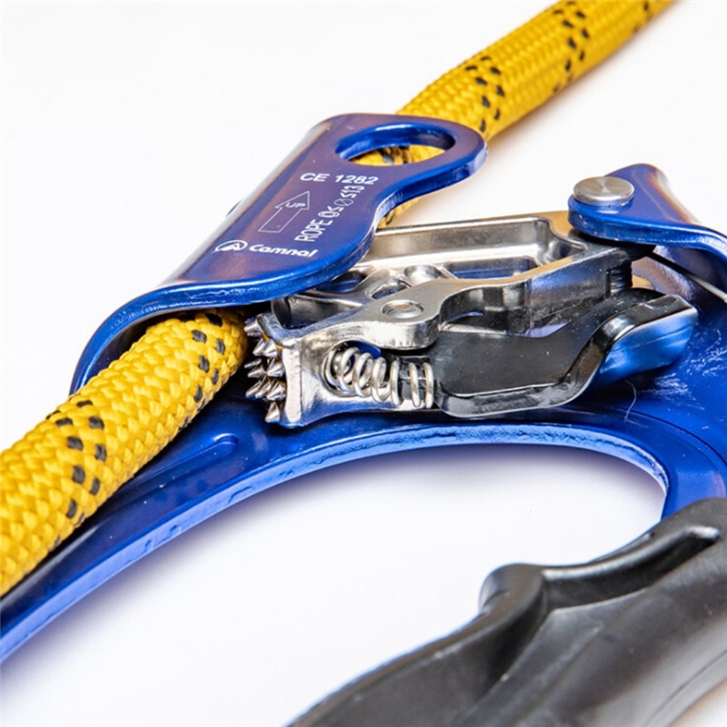 Rock Climbing Right & Left Hand Ascending durable anti-rust comfortable Device Mountaineer Handle Ascender Climbing Rope Tools