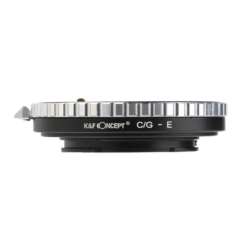 K &amp; f-adaptador de montagem de lente conceito, lente g para e-mount, câmera nex, a7r2, a7r3, a7m3, a7m2, a9, a5000, a6000, a6000, a6300, a6400