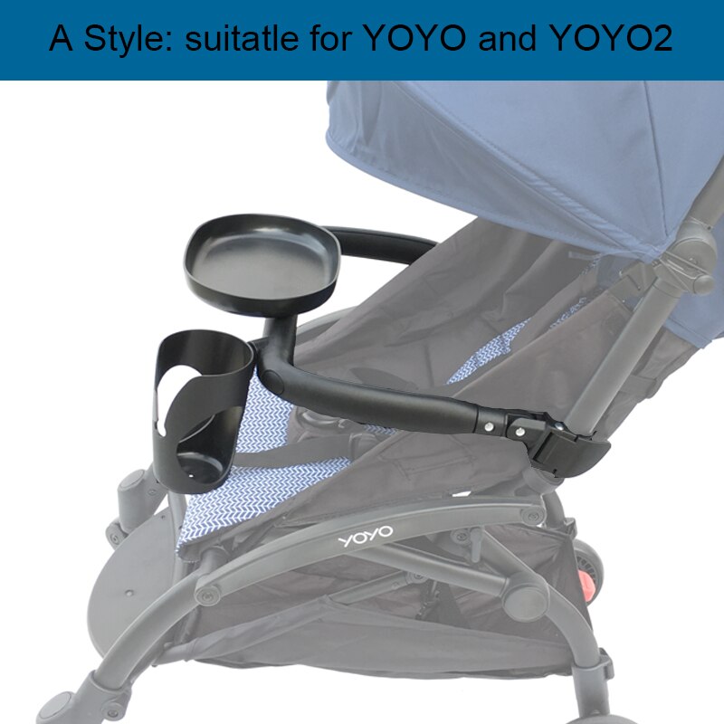 3 into 1 Baby Stroller Accessories Armrest and Dinner Plate and Milk Cup For Babyzen YOYO YOYO2 Bumper Dining Table YOYO 2: A Style For YOYO2