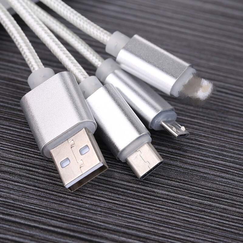4 in 1 keychain Tragbare Micro USB Typ C Multi Ladegerät Kabel Für huawei p20 lite honor 9 lite 9i 8 8x7c 7x 7a hinweis 10 8 kabel