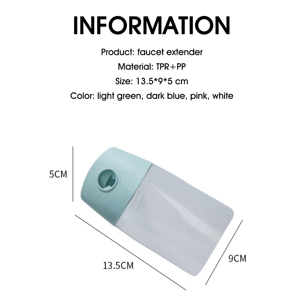 Tap Extension Device Bath Water Faucet Extender Kid Cartoon Hand Washing Guider Silicone Spout Cover Kids Bath Safety Protector