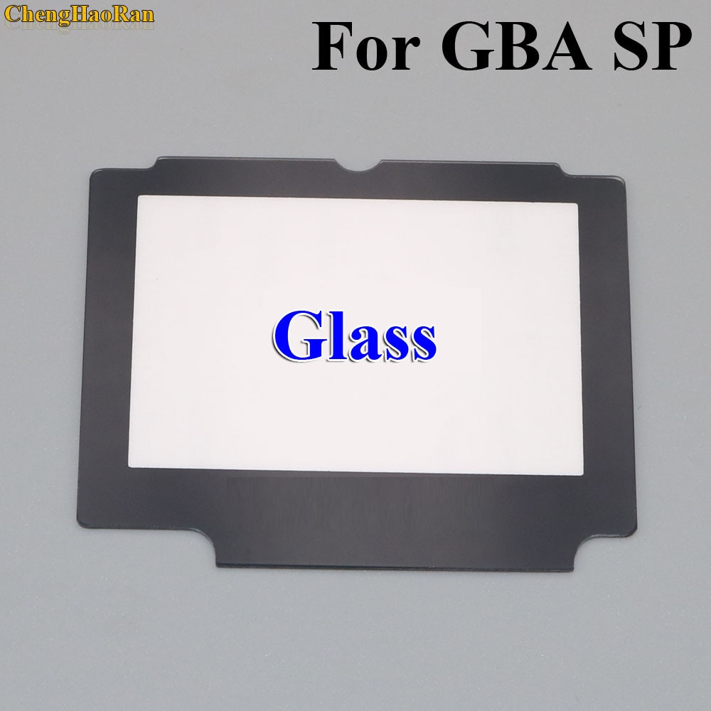 ChengHaoRan 5x Glas Vervanging Lcd-scherm Lens Bescherming Panel Cover Reparatie deel voor Nintendo GBA SP W/Lijm tape