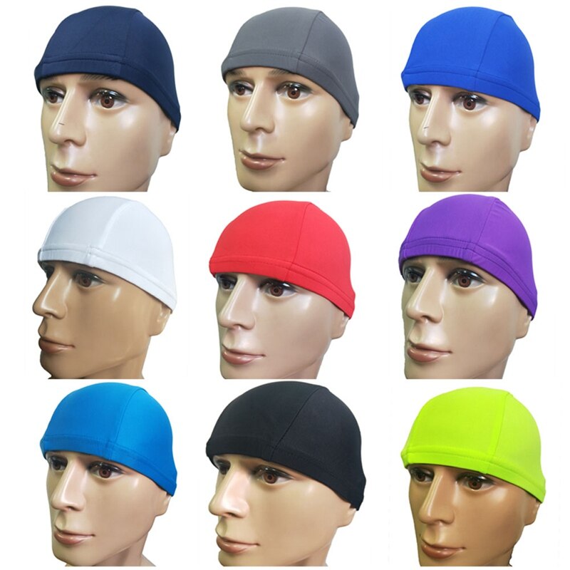 Män sommar cykling hatt cyklar hastighet torkning hatt elasticitet sport hattar hjälmar innerkepsar kvinna cykel cykling huvudbonader