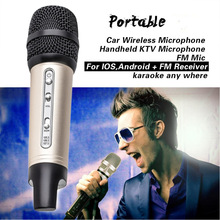 Auto Draadloze Microfoon Handheld KTV Microfoon