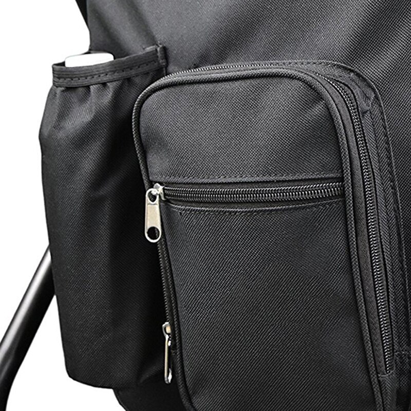 Rucksack Stuhl Tragbare Camping Hocker Faltbare Stuhl mit Doppel Schicht Oxford Stoff Kühltasche für Angeln Camping Haus und