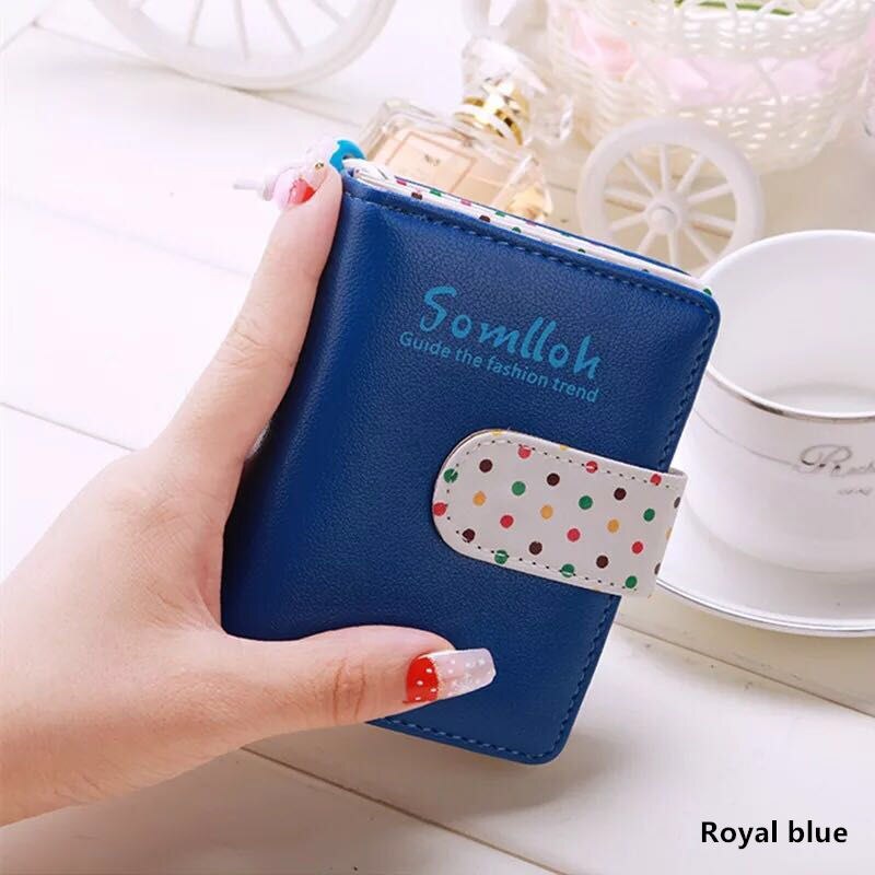 de lujo de las señoras monedero billeteras de las mujeres pequeña cartera palos Portomonee combinación Lady Short Carter A78: 5