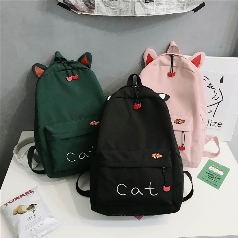 Trend Female Backpack Women Backpack Cute School Bag For Teenager Girl Waterproof Shoulder Bags