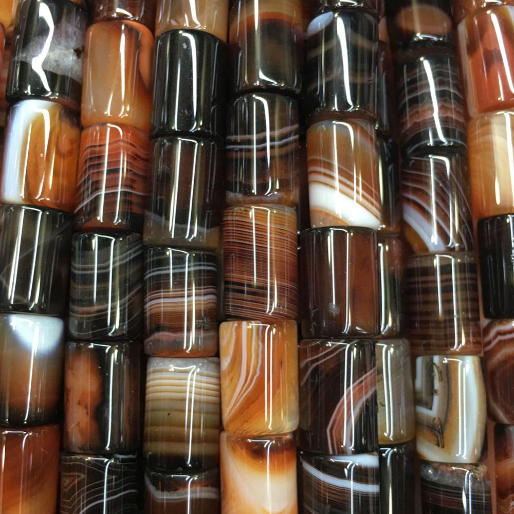 Free shippping jewelry Colorful Carnelian Cylinder Loose Beads Jewelry WFH702: Dream G8883