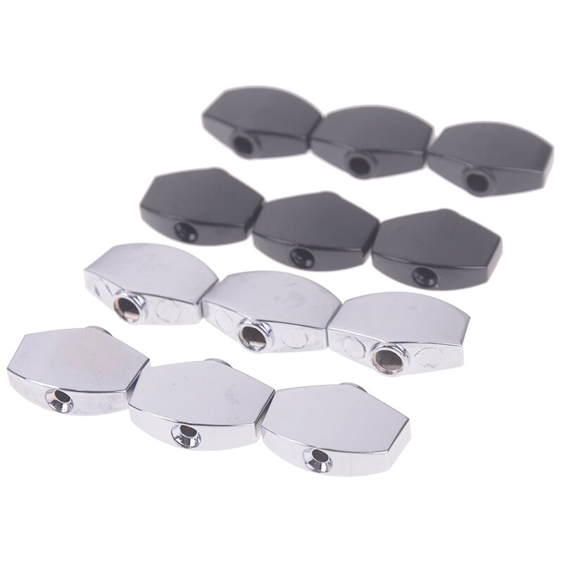 1 set gitaar stempennen akoestische klassieke knoppen stemmechanieken vervangende knop zinklegering handvat gitaar onderdelen accessoires