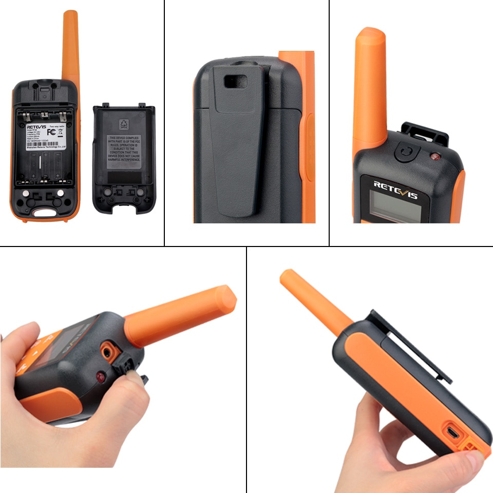 Retevis RT649/RT49 Walkie Talkie 2 stücke PMR446 FRS Familie Verwenden Radio IP65 Wasserdicht Für Jagd NOAA VOX Notfall walkie-Tonfilme