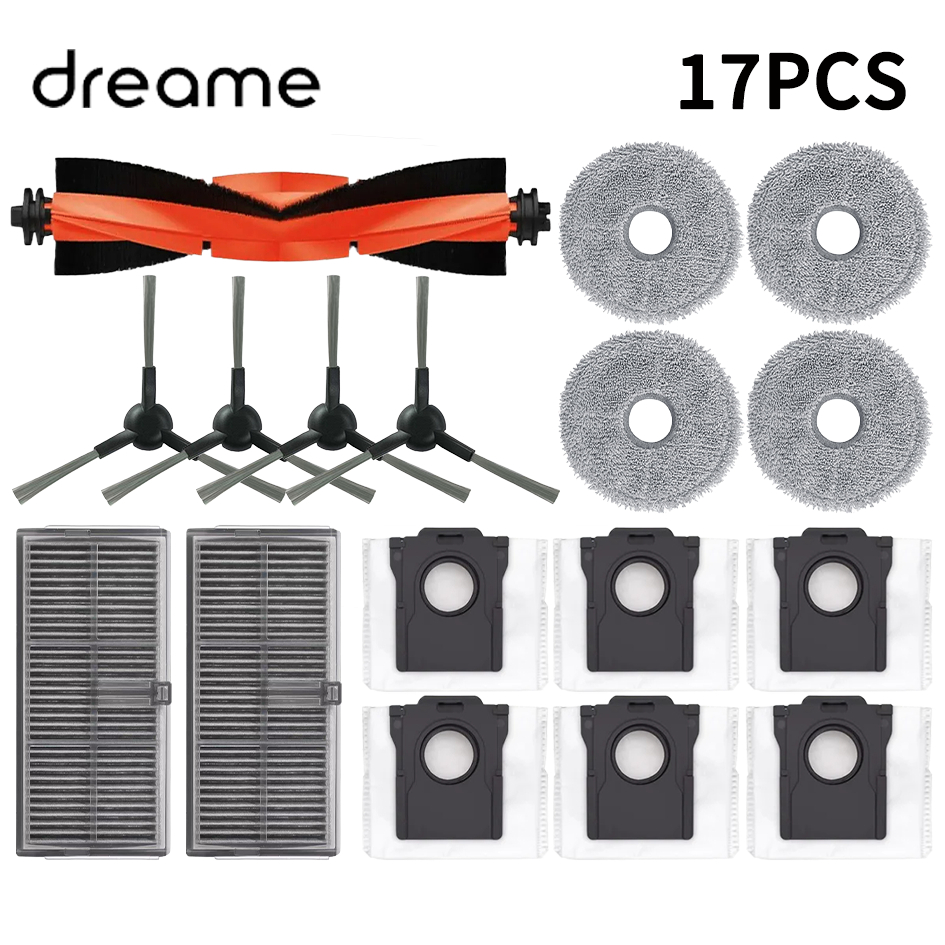 Dreame L10s Pro Ultra Heat / Dreame Bot X30 Ultra / X30 Pro / S10 Pro Ultra Parts Roller Side Brush Filter Mop Dust Bag Box: PURPLE