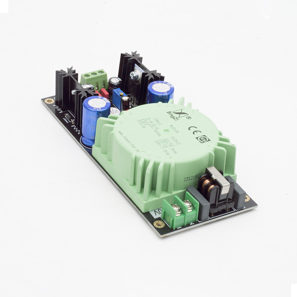 LM317/LM337 Transformer Output Adjustable Voltage Stabilizing Circuit Board Kit Diy Can Install Talema Sealed Ring Transformer