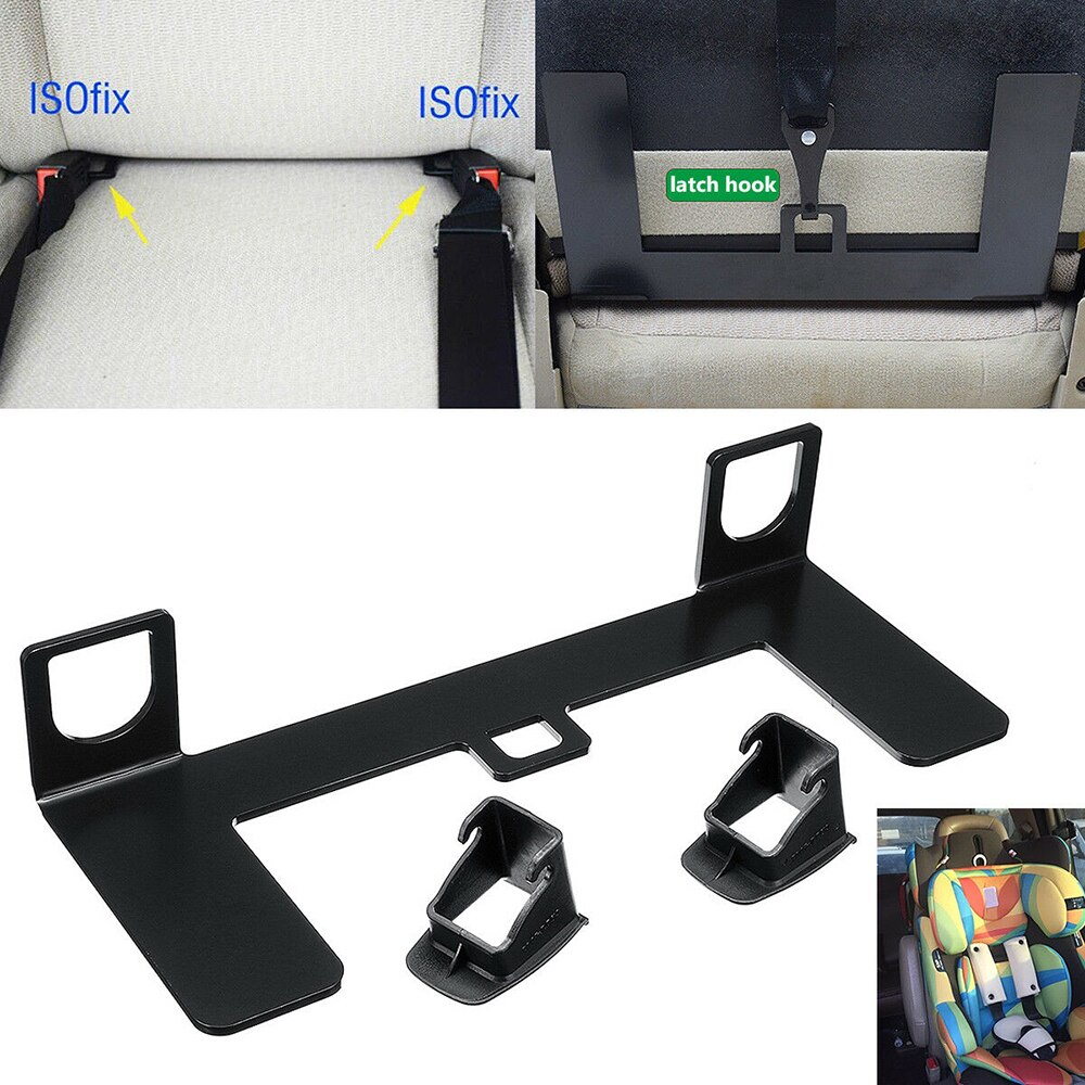 Universele Staal Isofix Mount Base Voor Golf 4 Suv Autostoeltje Gesp Beugel Klink Connector Interfaces Stand Baseus