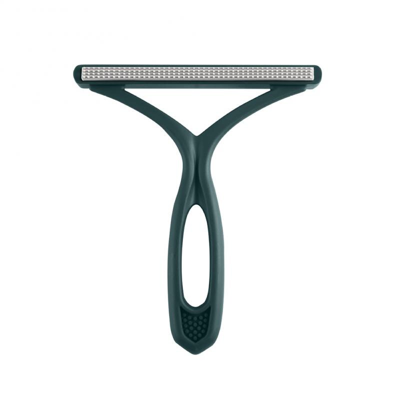 Upgraded Lint Remover Double Sided Portable Manual Clothes Fuzz Sweater Lint Roller Hair Clean Brush Winter Coat Shaver Remover: green