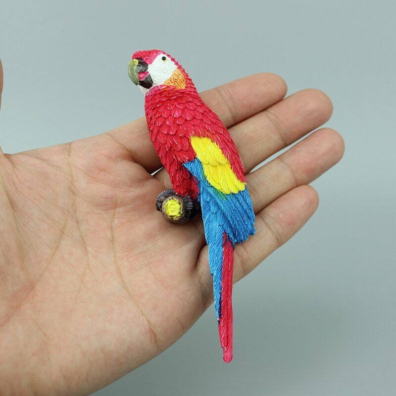 Papegøje firben magnet klistermærke køleskab klistermærke amerikansk land papegøje spansk tuatara køleskab magnet souvenir
