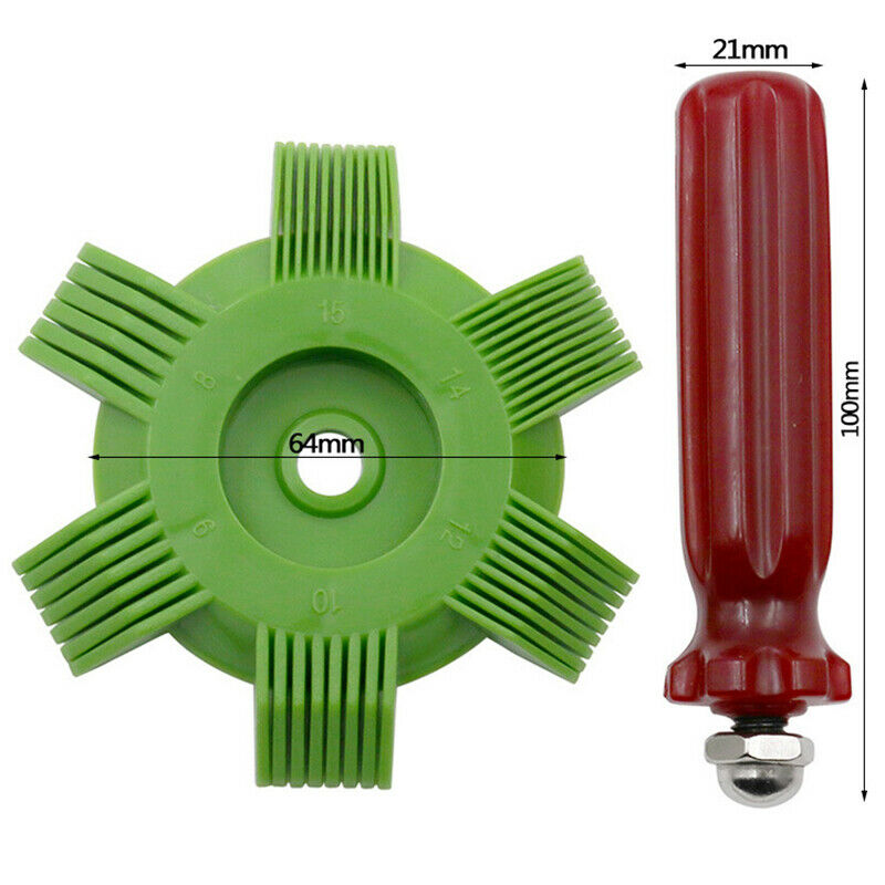 A/C AC Radiator Condenser Evaporator Fin Straightener Coil Comb Auto Air Conditioning Tool