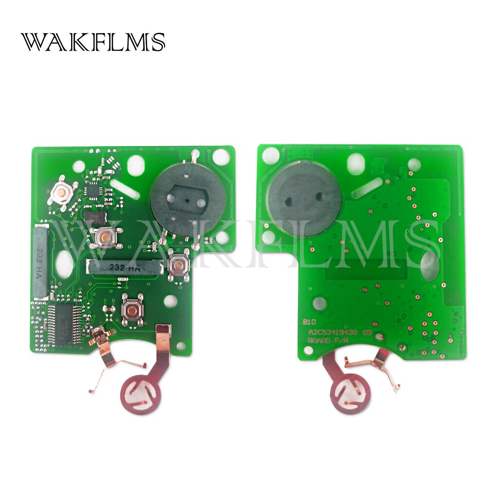 4 Buttons 433MHz PCF7953 Chip Passive Keyless Go / Entry Remote Car Key Smart System For Renault Clio IV Captur