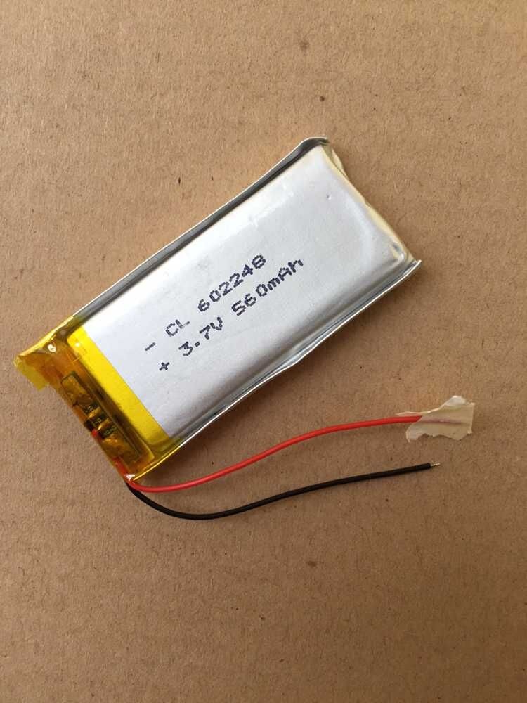 3,7 V lithium-polymer-batterie, 602248 560MAH MP4 MP5 plug-in karte, elektronische hund spielzeug Wiederaufladbare Li-ionen-zelle