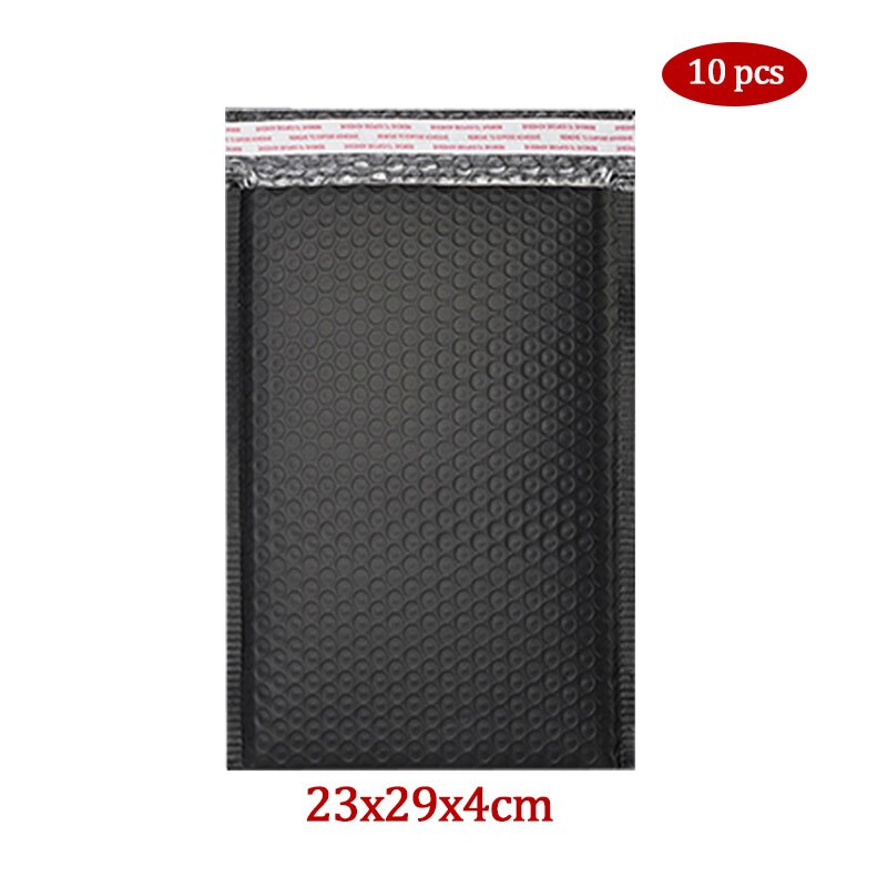 Matte Black Waterproof Self Seal Bubble Mailer Padded Envelope Mailing Packaging Courier Bags for Phone Book Clothing: Style 8