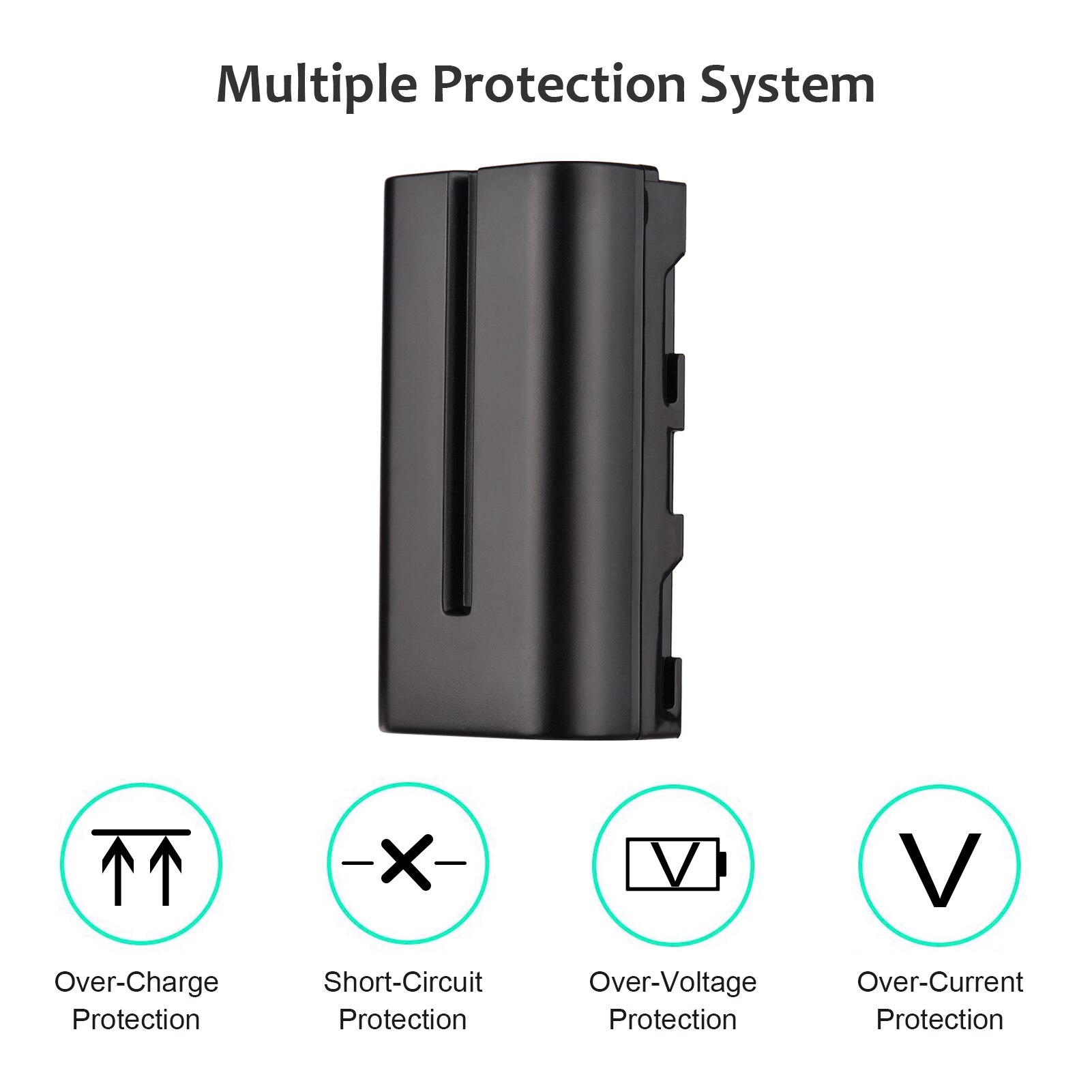 NP-F550/NP-cavo del USB della batteria ricaricabile del corredo 7.2V 2600mAh della batteria &amp; del caricatore della macchina fotografica F570 per SONY NP-F550 F570 F750 F770 F960 F970