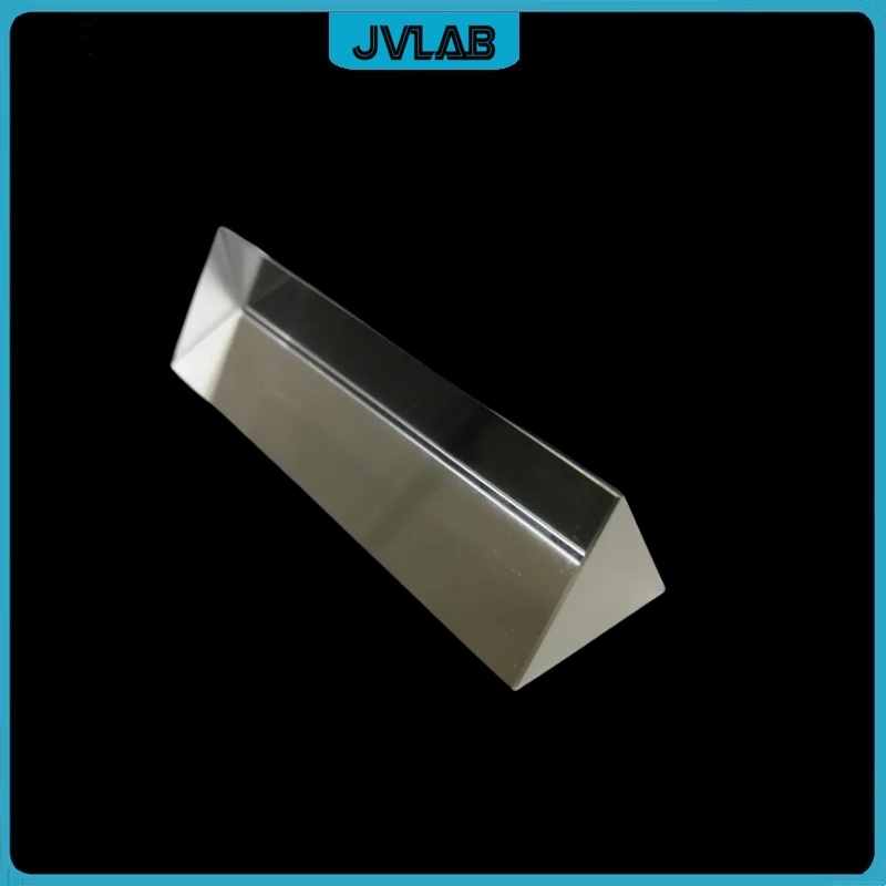 Triangular Color Prism 25*25*80MM Optical Glass Right Angle Reflecting Triangular Prism For Teaching Light Spectrum