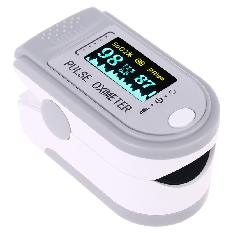 Bærbar fingerpulsoximeter blod iltmætningsmåler fingerspids pulsoximeter spo 2 monitor oximetro oximeter: Gy-ol