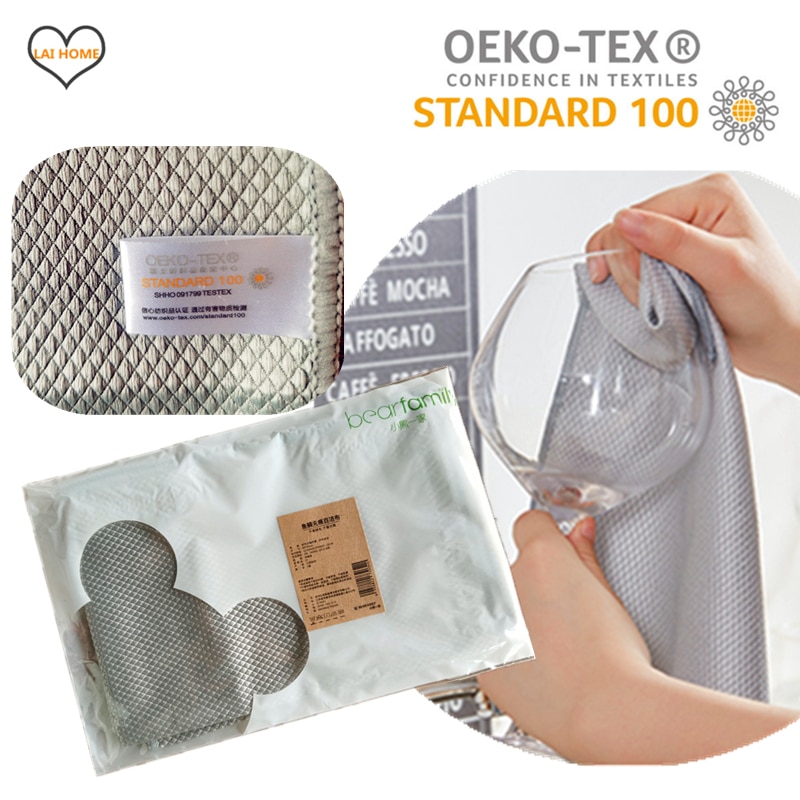 Microfiber Cloth for Glass 15.7"x15.7" Wine Glass Cleaning towel Clean Windows & Mirrors No Scratch Lint Free cloths kitchen