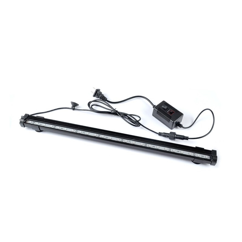 23/30/45 / 52cm Decor Lighting Aquarium Fish Tank Waterproof LED Bubble Bar Light Underwater Lamp 24 Key Remote Control
