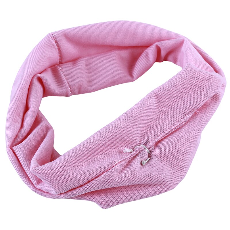 Kinderen pompons hoofdband meisjes winter katoenen elastische haarbanden tulband voor kinderen bal haaraccessoires meisjes