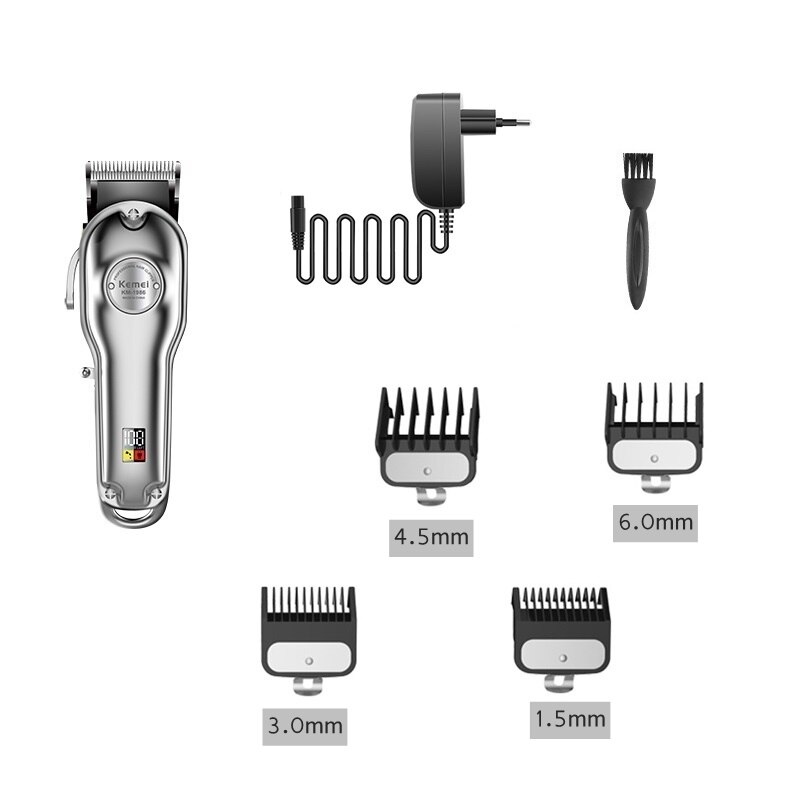 pivot motor hair clipper hair trimmer men all metal electric hair cutting machine barber cord cordless hair cutter