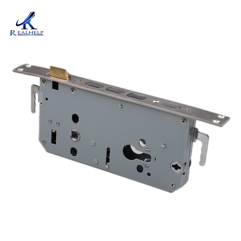 Lock Body for Fingerprint Lock Metal Stainless Steel 24x240MM Universal Automatic Lock Body Anti-theft Security Door Mechanical