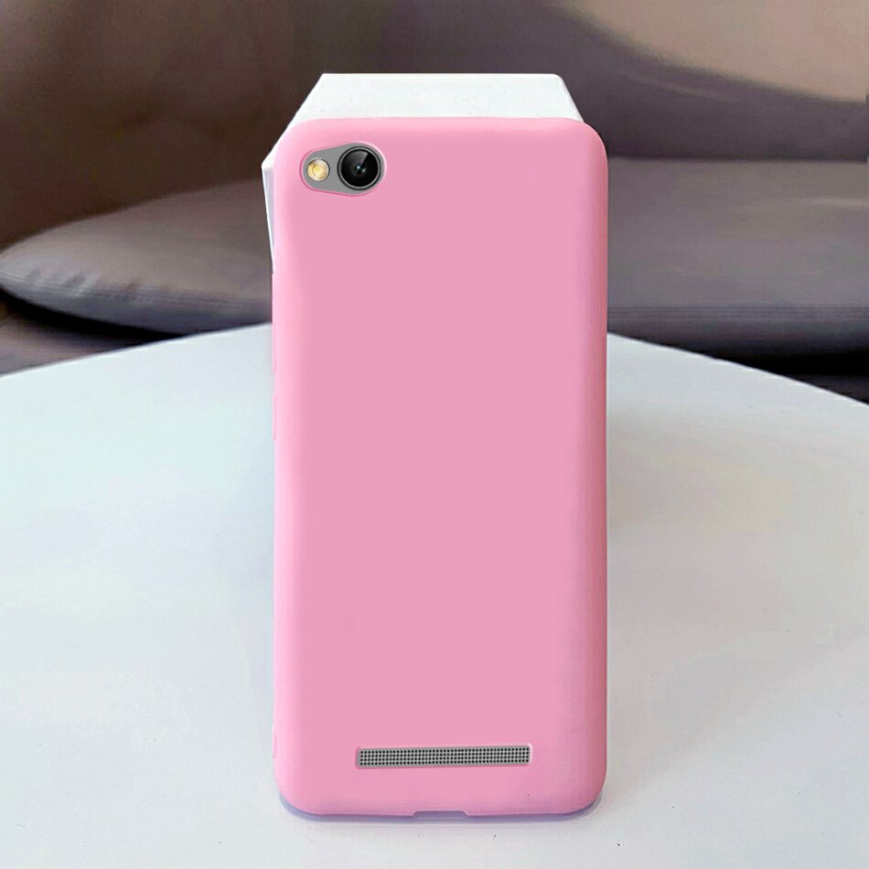 Per Xiaomi Redmi 4A Caso Molle Della Copertura Del Telefono Del Silicone Per Il Caso di Xiaomi Redmi 4A a4 4 UNA Copertura Posteriore Coque fonda Redmi4a Redmi 4A Custodie: Pink